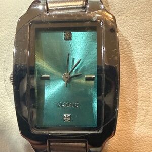 #31 Invicta Silver Wildflower Watch with Teal Face